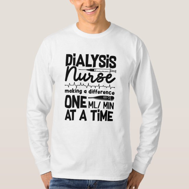 T-shirt Technicien en dialyse Technicien en dialyse Techno (Devant)