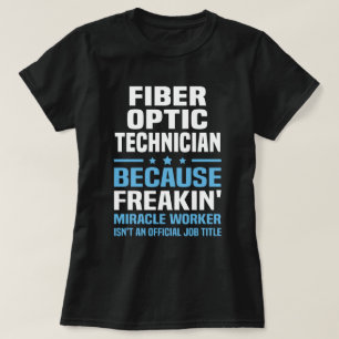T-shirt Technicien en fibre optique