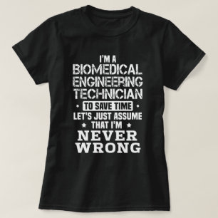 T-shirt Technicien en génie biomédical