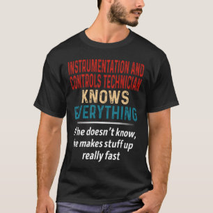 T-shirt Technicien En Instrumentation Et Contrôles Conna