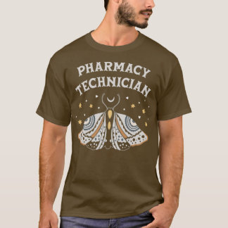 T-shirt Technicien en pharmacie Boho Butterfly Design 1
