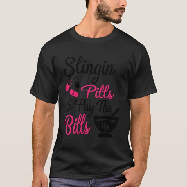 T-shirt Technicien En Pharmacie Cpht Pharmacist Tech (Devant)