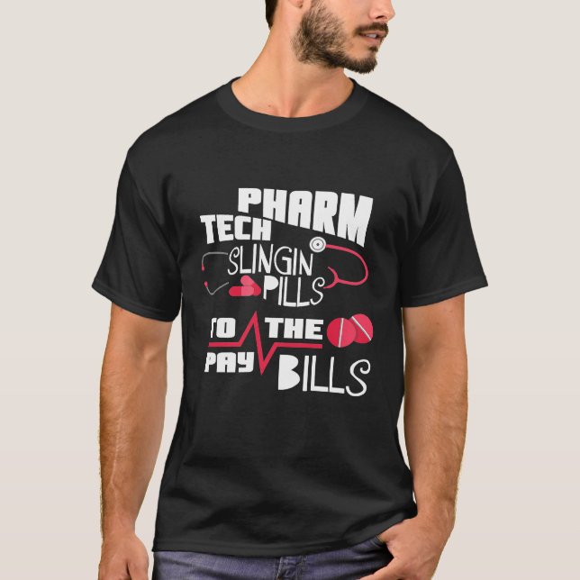 T-shirt Technicien en pharmacie Pharm Shirt Rx Graduation (Devant)
