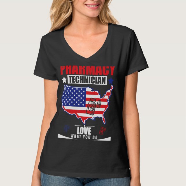 T-shirt Technicien En Pharmacie Php Pharmacien Pharm Tech  (Devant)