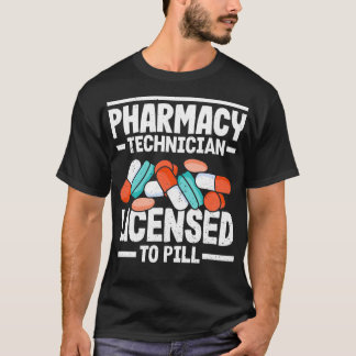 T-shirt Technicien en pharmacie titulaire d'une licence po