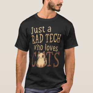 T-shirt Technicien en radiologie Chat  Radiologue Rayons X