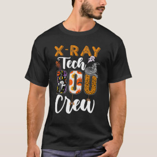 T-shirt Technicien en radiologie Xray Tech Boo Crew Hallow