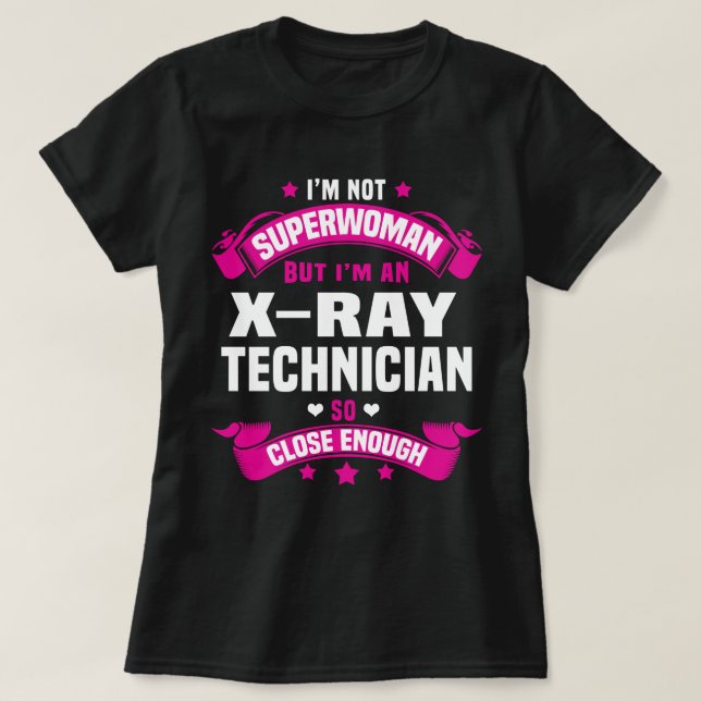 T-shirt Technicien en rayons X (Design devant)