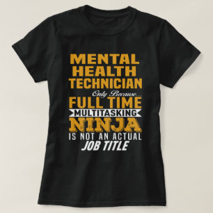 T-shirt Technicien en santé mentale