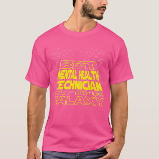 T-shirt Technicien en santé mentale Funny Cool Galaxy Empl