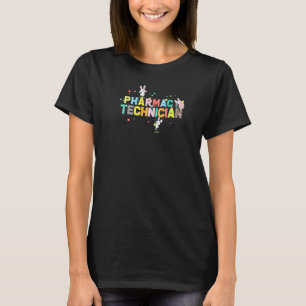 T-shirt Technicien en technologie de la pharmacie Bunny Ph