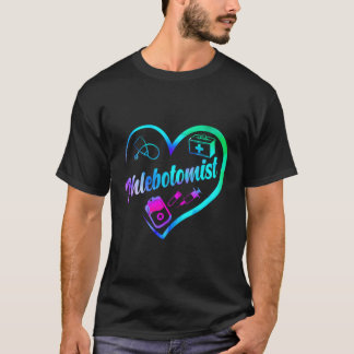 T-shirt Technicien en technologie de Phlebotomiste Il Aqua