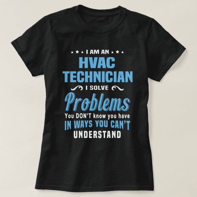 T-shirt Technicien HVAC (Design devant)