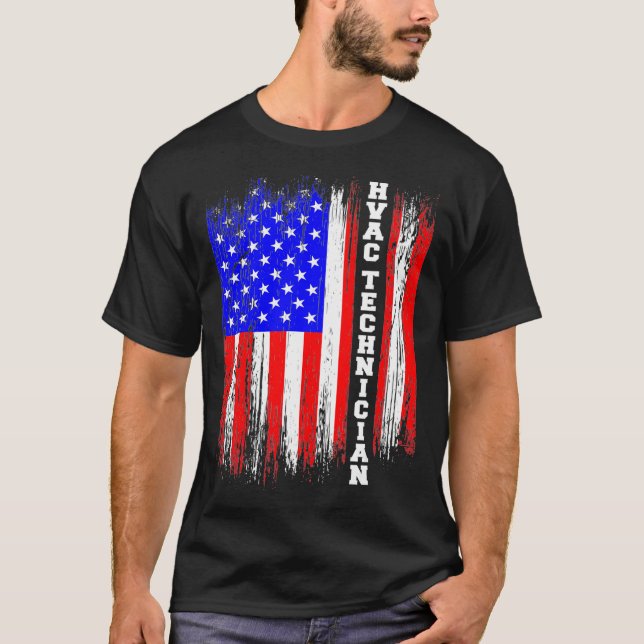 T-shirt Technicien HVAC Appréciation Drôle Technique HVAC  (Devant)