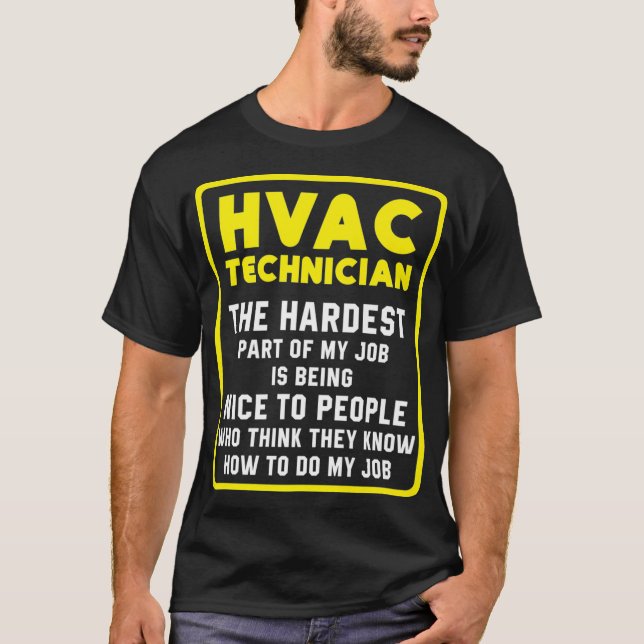 T-shirt Technicien HVAC Funny HVAC Tech Premium _34 (Devant)