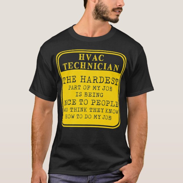 T-shirt Technicien HVAC Funny HVAC Tech Premium _57 (Devant)