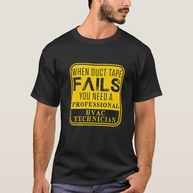 T-shirt Technicien HVAC Funny Tech HVAC (Devant)