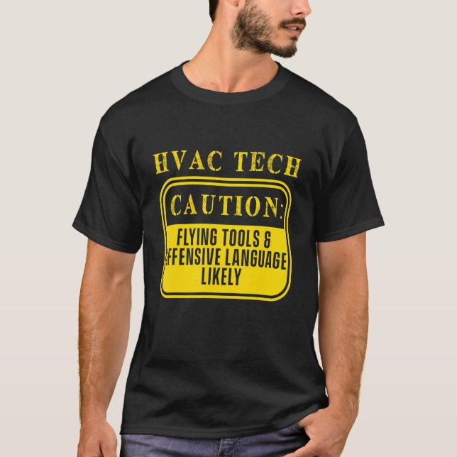 T-shirt Technicien Hvac Hvac Tech (Devant)