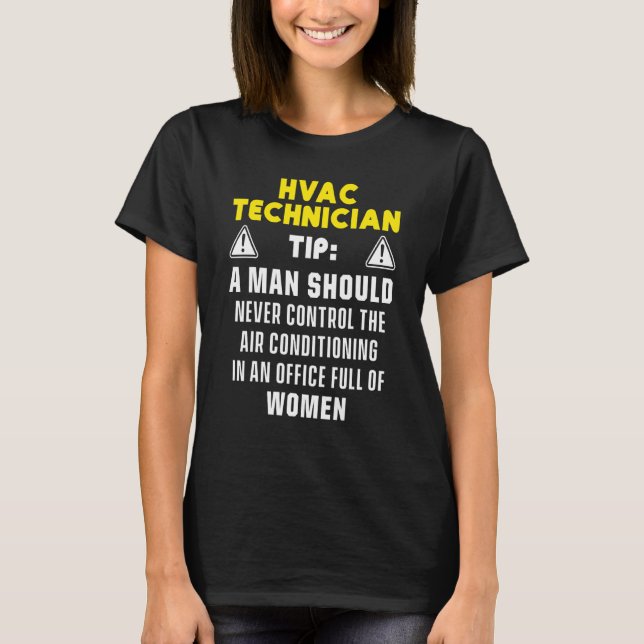 T-shirt Technicien Hvac Hvac Tech 1 (Devant)