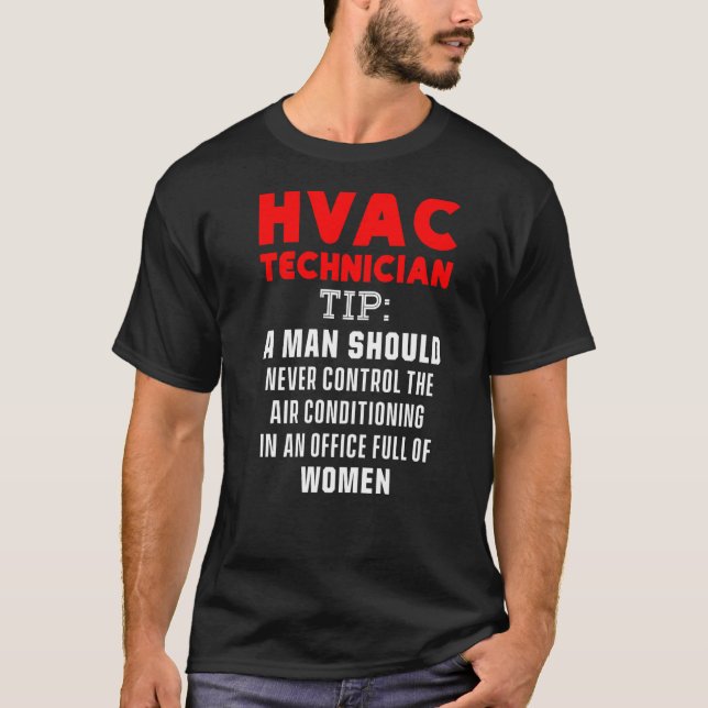 T-shirt Technicien Hvac Hvac Tech 12 (Devant)