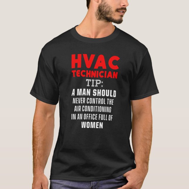 T-shirt Technicien Hvac Hvac Tech 12 (Devant)
