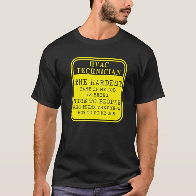 T-shirt Technicien Hvac Hvac Tech 17 (Devant)