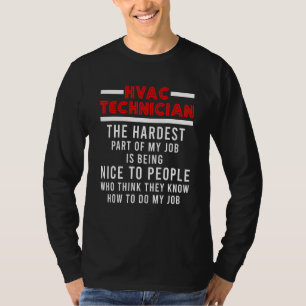 T-shirt Technicien Hvac Hvac Tech 44