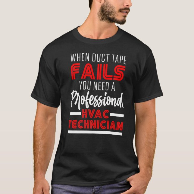T-shirt Technicien Hvac Hvac Tech 5 (Devant)