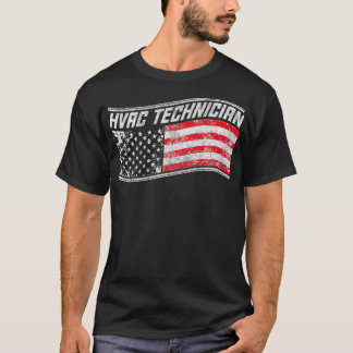 T-shirt Technicien HVAC instructeur Drôle Tech Premiu HVAC