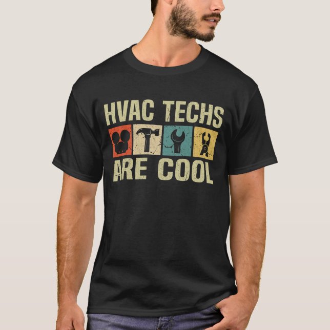 T-shirt Technicien HVAC pour Handyman (Devant)
