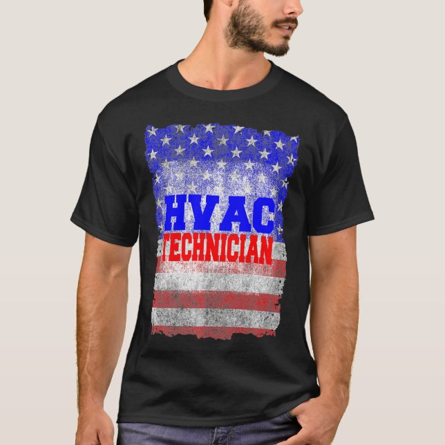 T-shirt Technicien HVAC Pratiqué Funny HVAC Tech Premium (Devant)