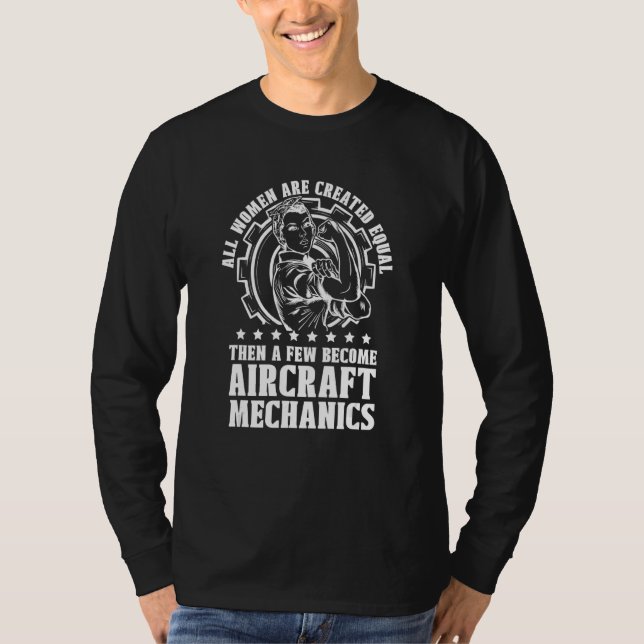 T-shirt Technicien Ingénieur   Mécanicien d'aéronef (Devant)