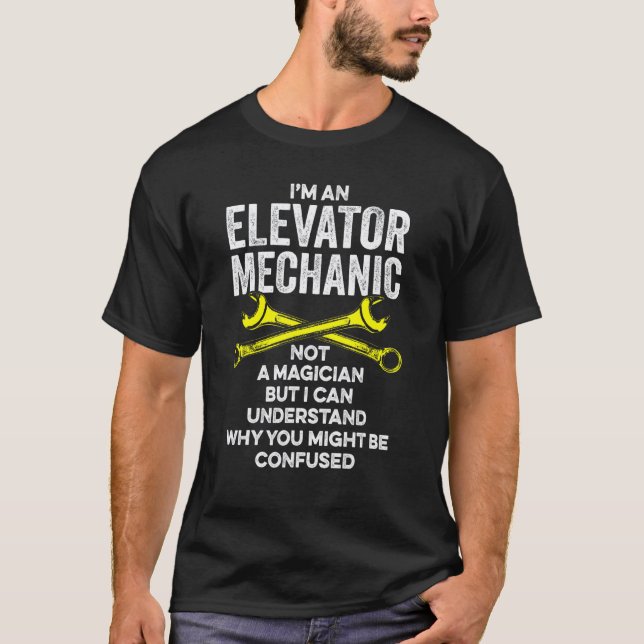 T-shirt Technicien magicien de maintenance de mécanicien d (Devant)