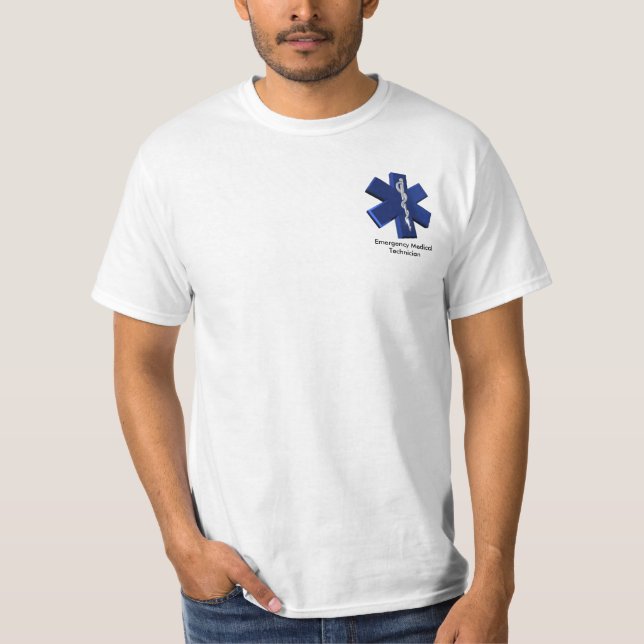 T-shirt technicien Médicale du secours 3D (Devant)