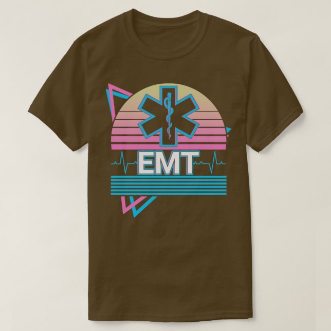 T-shirt Technicien Médicale d'urgence EMT Paramedic Lifesa (Design devant)