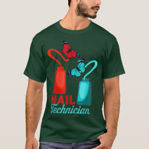 T-shirt Technicien Nail Polisse Artiste Nail Tech