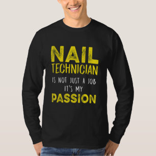 T-shirt Technicien Nail Tech Artiste Manicuriste 12