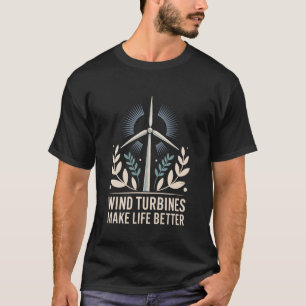 T-shirt Technicien Opérateur Éolien, Les Éoliennes Font L