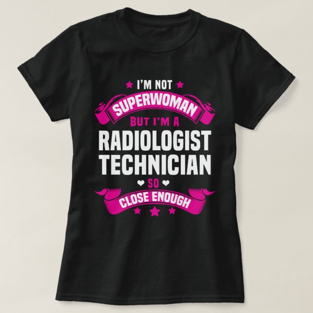 T-shirt Technicien radiologue (Design devant)