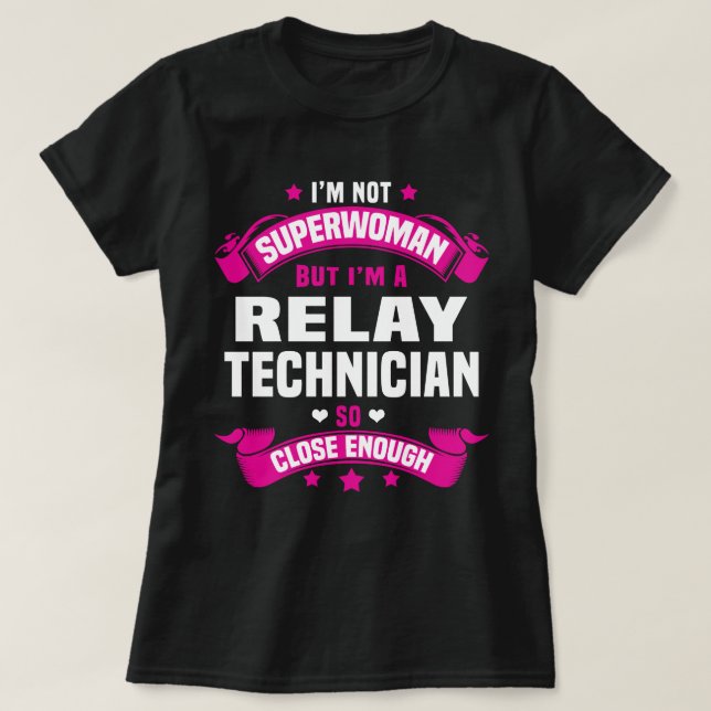 T-shirt Technicien relais (Design devant)