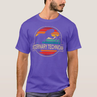 T-shirt Technicien vétérinaire Dinosaur