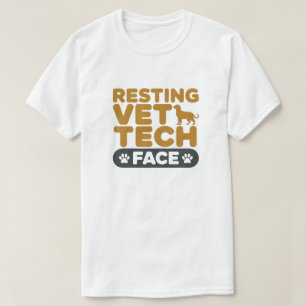 T-shirt Technicien Vétérinaire Esthétique Chats Chiens Pat