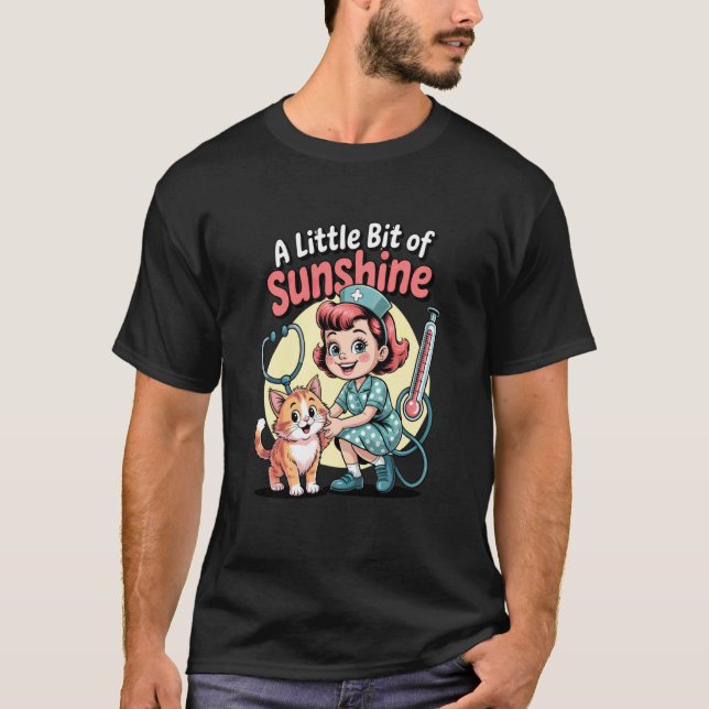 T-shirt Technicien Vétérinaire Infirmière Vétérinaire et C (Devant)