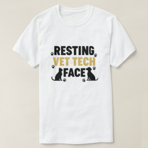 T-shirt Technicien Vétérinaire Mignon Amateur D'animaux Te