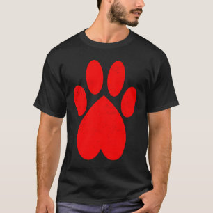 T-shirt Technicien Vétérinaire Mignon avec Empreinte de Pa
