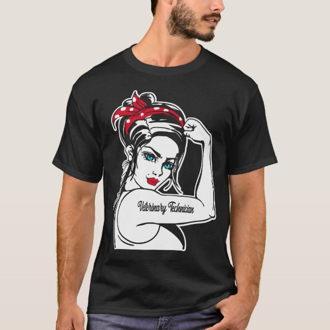 T-shirt Technicien vétérinaire Rosie (Devant)