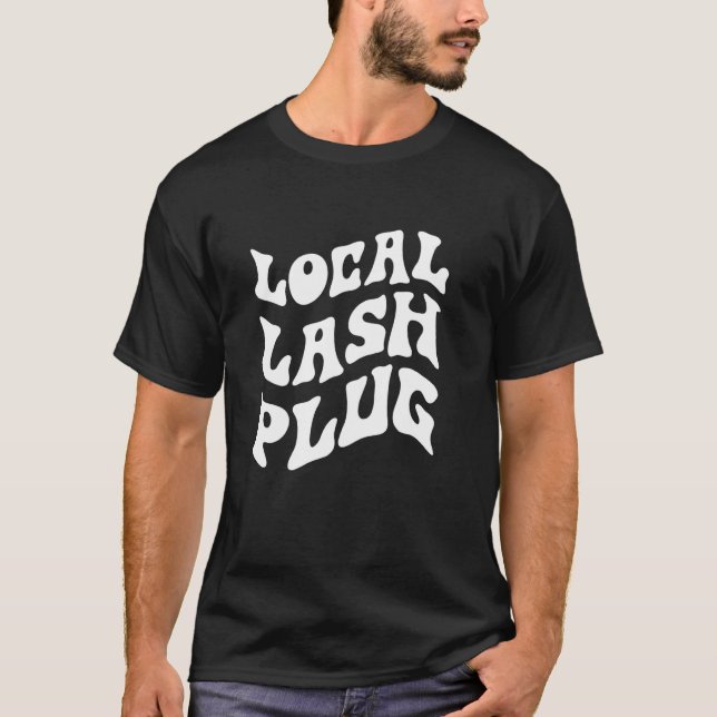T-shirt Technicienne de cils de greffe de cils locale Arti (Devant)
