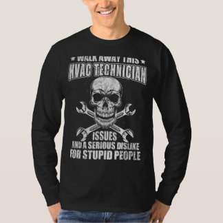 T-shirt Technicienne en technologie HVAC Hommes Vintages F