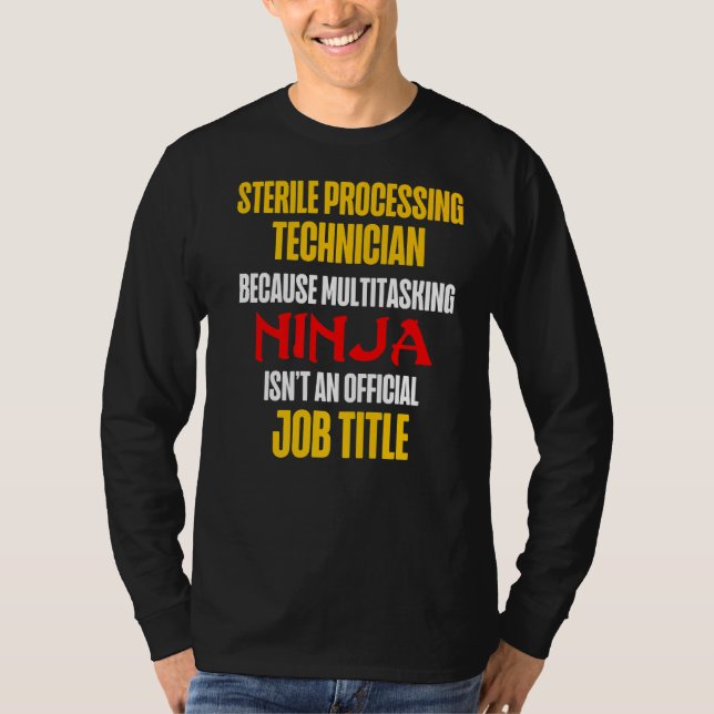 T-shirt Techniciens de traitement stérile Plan amusant Drô (Devant)