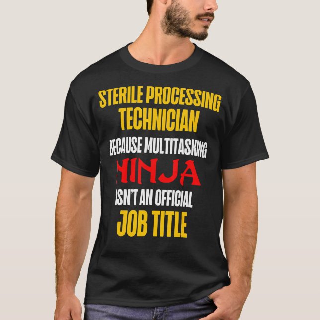 T-shirt Techniciens de traitement stérile Plan amusant Drô (Devant)